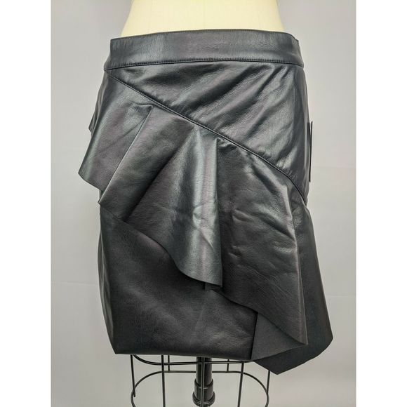 GUESS Skirt sz 8 Lexie Flounce Ruffle Mini NWT $79 - Picture 4 of 6